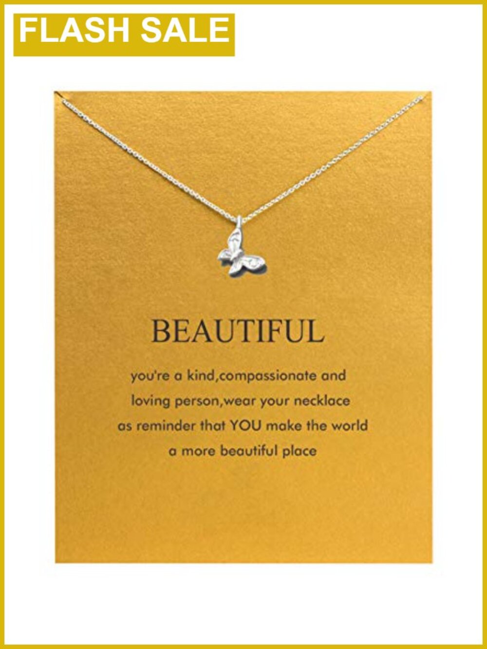 Girls Silvery Pendant Necklace Friendship Gift Adjustable Chain